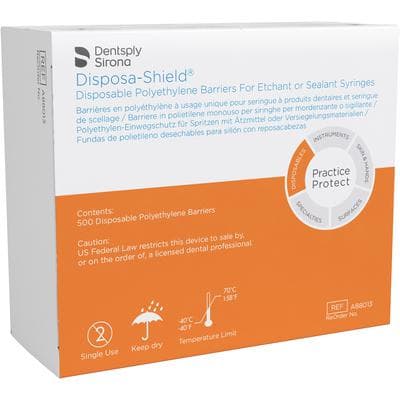 Disposa-Shield Disposable Syringe Barrier Sleeves, for Syringe-Type Delivery Systems, 7.5" x 1.375", Clear, 500/Pk, A88013 thumbnail 16