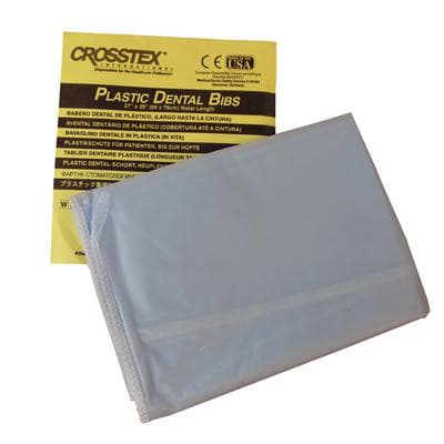 Crosstex Patient Barrier Apron, Plastic, Waist Length, 27" x 30", Blue, NP3BL thumbnail 17