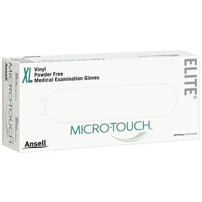 Micro-Touch Elite Vinyl Examination Gloves, Powder-Free, Non-Sterile, X-Large, Cream, 100/Box, 3094 thumbnail 14