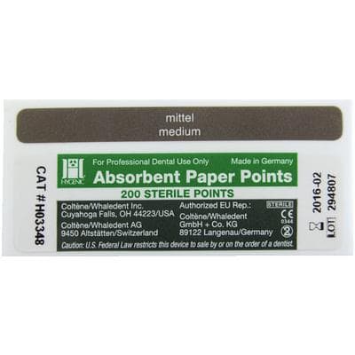Hygenic Absorbent Paper Points, Medium, White, Bulk Package, 200/Box, H03348 thumbnail 12