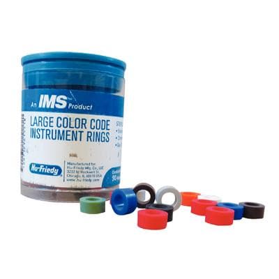 Hu-Friedy IMS Color Code Instrument Rings, Large, Assorted Colors, Silicone, 90/Pk, IMS-1280L thumbnail 13