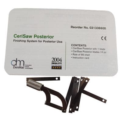 Ceri-Saw Posterior Kit, Interproximal Finishing Saw with 11 Blades, Stainless Steel, Autoclavable, 031336600 thumbnail 10