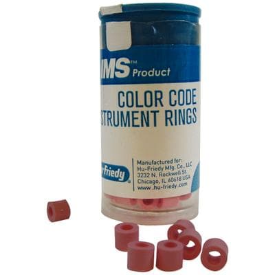 Hu-Friedy IMS Color Code Instrument Rings, Regular, Pink, Silicone Rubber, 50/Pk, IMS-12810 thumbnail 15