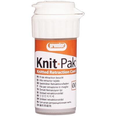 Knit-Pak Knitted Plain Gingival Retraction Cord, Size #00, Brown, 100" Bottle, 9007552 thumbnail 17