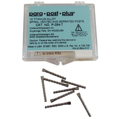 ParaPost Plus Titanium Endodontic Posts, Size 7, .070" (1.75mm), Green, 10/Pk, P284-7 thumbnail 9
