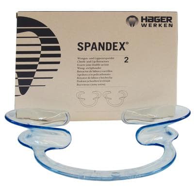 Spandex Lip & Cheek Retractor, Adult, Two-Sided, Clear Plastic, Autoclavable, 2/Pk, 605454 thumbnail 16