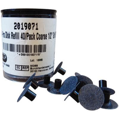 Poli-Pro Disc Composite Polishers, Refill, 1/2", Coarse, Grit Up, Black, 40/Pk, 2019071 thumbnail 15