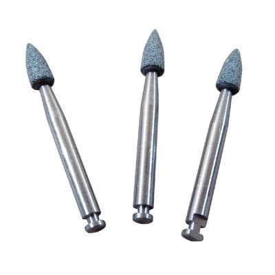 Dura-Green Silicon Carbide Finishing Stones, Flame FL3, Contra Angle (CA), Green, 12/Pk, 0061 thumbnail 14