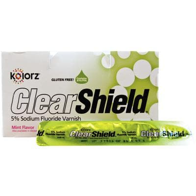 Kolorz ClearShield 5% Sodium Fluoride Varnish, Mint, 0.4 mL Unit Dose, 35/Pk, 799506 thumbnail 15