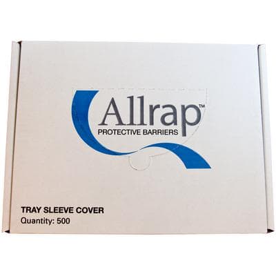 Pinnacle Allrap Tray Sleeve, 11 5/8" x 16", Clear Disposable Plastic Barrier, 500/Box, TS115-16 thumbnail 13