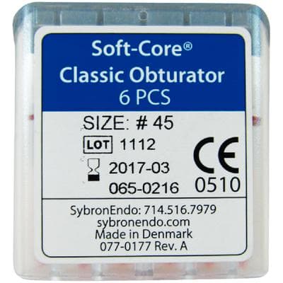 Soft-Core Classic Obturator, Size #45, White, 6/Pk, 972-3045 thumbnail 17