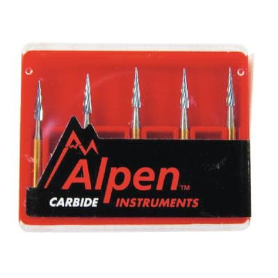 Alpen Operative T&F 12-Bladed Carbide Bur, FG, Tapered, # 7612, 1.4 mm, 5/Pk, R707612 thumbnail 7