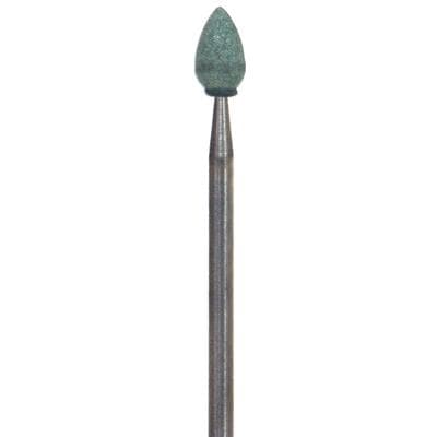 Dura-Green Stones, Flame FL4, CA (Contra Angle), Silicone Carbide, 12/Pk, 0062 thumbnail 8