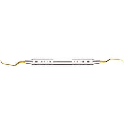 American Eagle Columbia 2L-2R XP Universal Curette, Double End, EagleLite Stainless Steel Handle, 3/8" (9.5mm) Blade thumbnail 5
