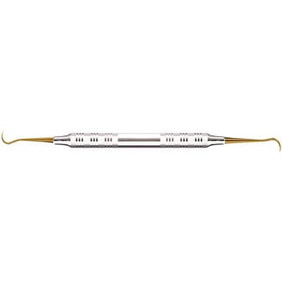 American Eagle Blackjack XP Double-Ended Sickle Scaler, Stainless Steel EagleLite Handle, 3/8", AESBJXPZ thumbnail 8
