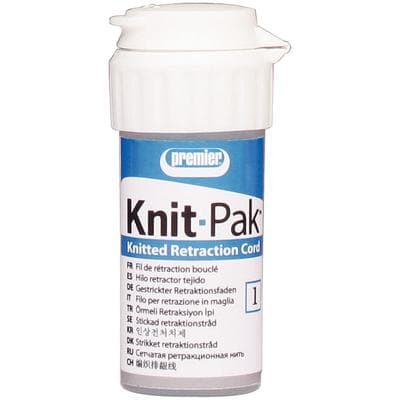 Knit-Pak Knitted Gingival Retraction Cord, Plain, Non-Impregnated, Size #1, Blue, 100", 1/Pk, 9007554 thumbnail 17