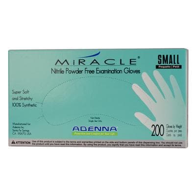 Adenna Miracle® Nitrile Exam Gloves, Powder-Free, Non-Sterile, Small, Blue, 200/Box, MIR162 thumbnail 13