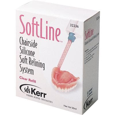 SoftLine Chairside Silicone Soft Relining Material, Clear Pink, Refill Kit, 50 ml Cartridge, 32236 thumbnail 17