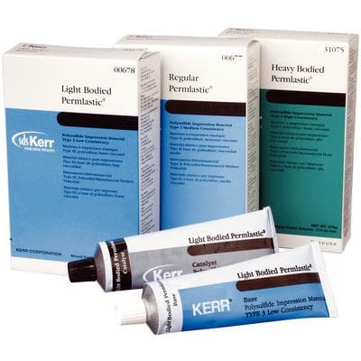 Kerr Permlastic Heavy Body Polysulfide Impression Material, Bulk Package, 24 x 100 g Base Tubes + 12 x 70 g Catalyst Tubes, 3240 g, 16410 thumbnail 8