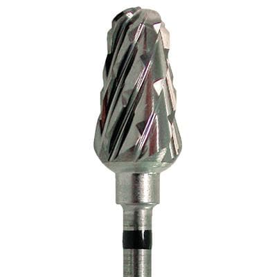 Meisinger Lab Carbide Bur HM75SX-070-HP, Super Coarse X-Cut, Tapered Round End, 7.0 mm Diameter, HP, 1/Pkg thumbnail 7