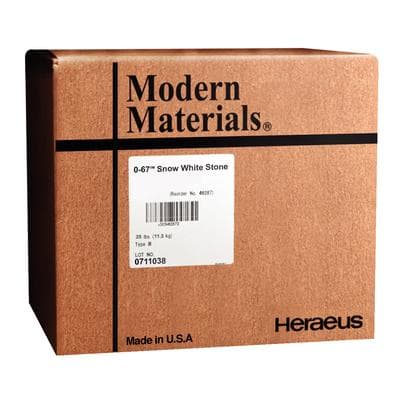 Kulzer Modern Materials O-67 Snow White Orthodontic Stone, Type III, 25 lb, 50046972 thumbnail 10