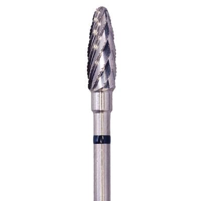 Meisinger HM 250ST-040 Lab Carbide Bur, Extra Coarse for Titanium, Round-End Tapered, 4.0 mm Diameter, HP, 1 Each thumbnail 4