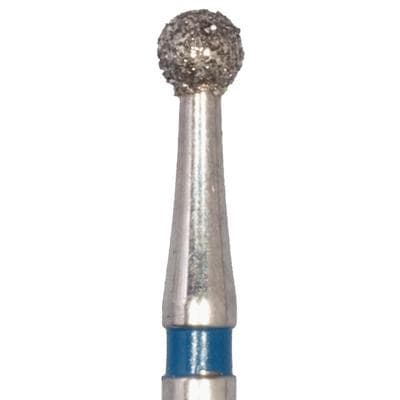 Meisinger Multi-Use Diamond Bur, HP, Round, #801, 1.8 mm, Medium (Blue), 5/Pk, 801-018-HP thumbnail 7