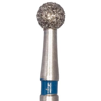Meisinger 801-023-HP Diamond Bur, Round, Medium Grit, 2.3 mm, HP Shank, 5/Pk thumbnail 8