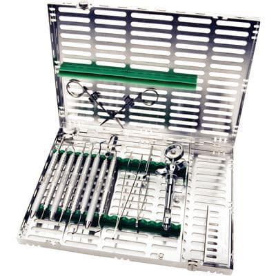 Hu-Friedy IMS Signature Series Collection Crown and Bridge Standard Set-Up, Green, 16-Instrument Cassette, IMCROWN thumbnail 6