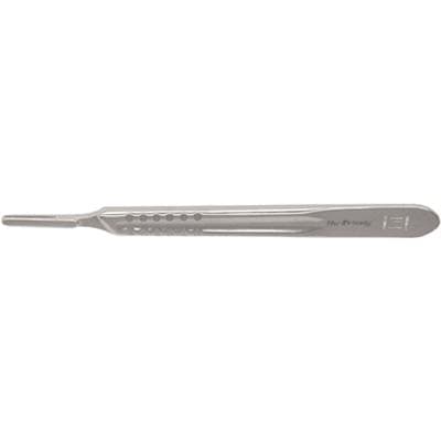 Hu-Friedy Scalpel Handle #4, Stainless Steel, 5.3" Length, 10-100-04 thumbnail 5
