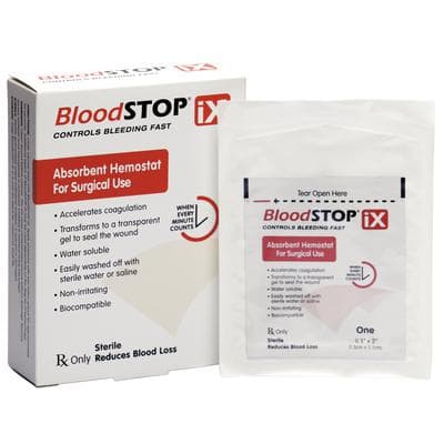 BloodSTOP iX Hemostatic Dressing, 0.5" x 2", 24/Box thumbnail 5