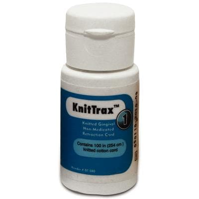 KnitTrax Knitted Retraction Cord, Plain (Non-Impregnated), Size 1 (Medium), 100" per Bottle, 07-580 thumbnail 16