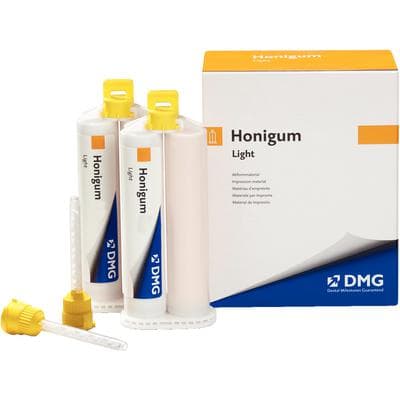 Honigum Automix VPS Impression Material, Light Body, Regular Set, 50 ml Cartridges, 2/Pk with Tips, 999831 thumbnail 10