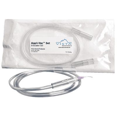 Vista Apex Micro Aspirator Evac Set, Untipped Luer HVE Adapter with 40" Extension, 24/Box, 315230 thumbnail 6