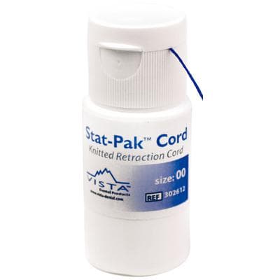 Stat-Pak Knitted Retraction Cord, Size 00, Navy Blue, 100 in/Bottle, 302612 thumbnail 16
