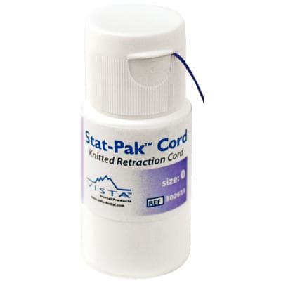 Stat-Pak Knitted Retraction Cord, Size #0, Lavender, 100 in/Bottle, 302613 thumbnail 11