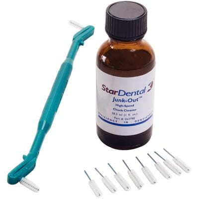 Junk-Out™ High Speed Chuck Cleaner Kit, 1 oz Bottle with Proxabrush Handle and 10 Refills, 263790 thumbnail 5