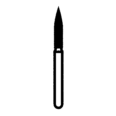 NTI Diamond Bur, FG, Flame, #862-014, Fine, Red, 1.4 mm, 5/Pk, F862-014 thumbnail 9