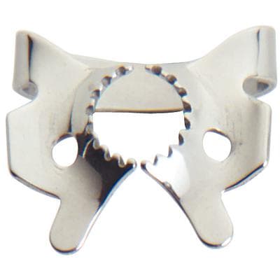 Ivory Tiger Rubber Dam Clamp, #14T, Winged, Molar, Partially Erupted, Serrated Jaws, Stainless Steel, 1/Pk, 50057849 thumbnail 10
