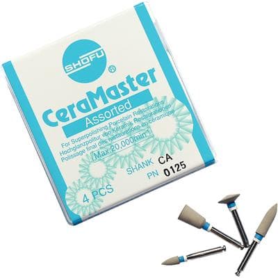 CeraMaster Diamond Polishing System, Assorted Kit, CA Shank, Regular Grit, 4 Shapes, 0125 thumbnail 7