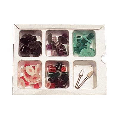 Super-Snap Buff Disk Mini Rainbow Technique Kit, CA Shank, Assorted, 32 Standard + 16 Mini Disks, 0505 thumbnail 15