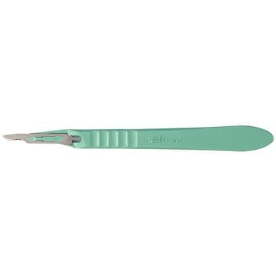 Miltex Disposable Sterile Scalpel, #15 Stainless Steel Blade, Safety Sleeve, 10/Box, 4-415 thumbnail 16
