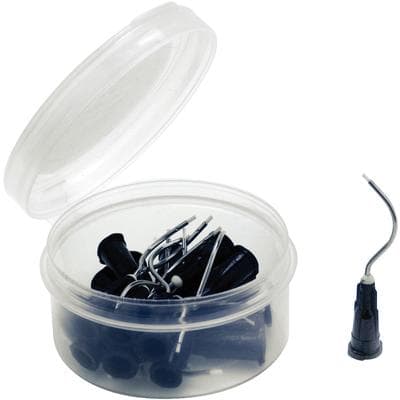Sol-u-Flo Prebent Applicator Brush Tips, 19 Gauge, Opaque Black, 100/Pk, 312200 thumbnail 14