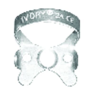 Ivory Stainless Steel Rubber Dam Clamp #2A, Winged, Bicuspid/Premolar, 1/Pk, 50057312 thumbnail 12