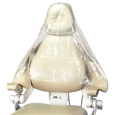 Plasdent Perio Support Half Chair Covers, Plastic, Clear, 24.5" x 32", 300/Box, PS102 thumbnail 14