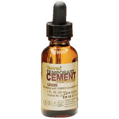 Temrex Zinc Oxide Eugenol Temporary Cement Liquid Refill, 1 oz Bottle, 310 thumbnail 21