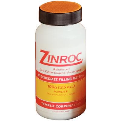 Temrex Zinroc Intermediate Filling Material & Cement Powder, Light Yellow, 100 g, Ref 441 thumbnail 3