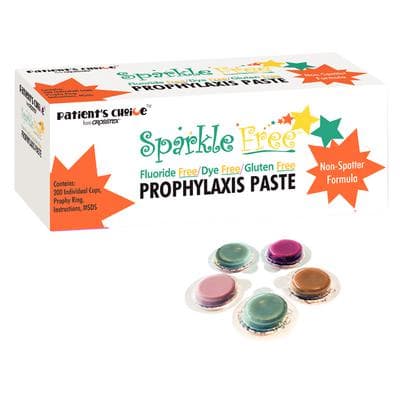 Crosstex Sparkle Free Prophy Paste, Coarse Grit, White Chocolate, Fluoride-Free, Gluten-Free, 200 Unit Dose Cups, UPSFCWC thumbnail 14