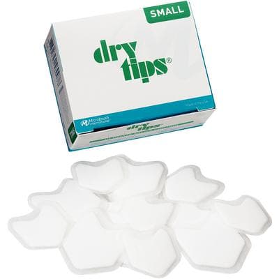 DryTips Saliva Absorbent Cotton Roll Substitute, Small (Child), White, 50/Pack, 291543 thumbnail 15