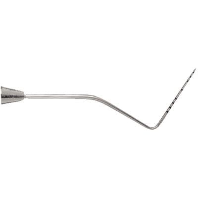 Nordent Color Coded Expro, Double-Ended Explorer/Williams Probe, #23 Shepherd Hook, 1-2-3-5-7-8-9-10 mm Markings, Medium Round Handle, OW/23 thumbnail 5
